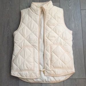 J Crew Excursion Vest Cream Small
